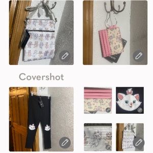 Marie🐈‍⬛Leggings XL Disney/Loungefly Crossbody/ID holder